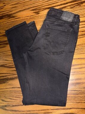 American Eagle 36x36 slim straight black jeans AEO